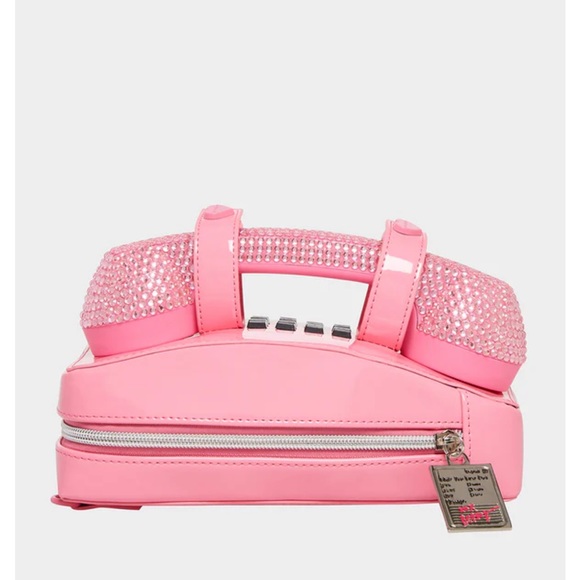 Betsey Johnson Call Me Old School Phone Crossbody - Picture 4 of 13